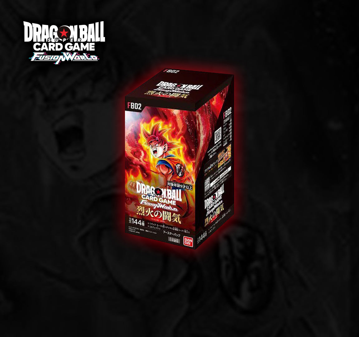 FB02 Dragon Ball Super TCG Fusion World Blazing Aura Booster Box FB-02 [JP]