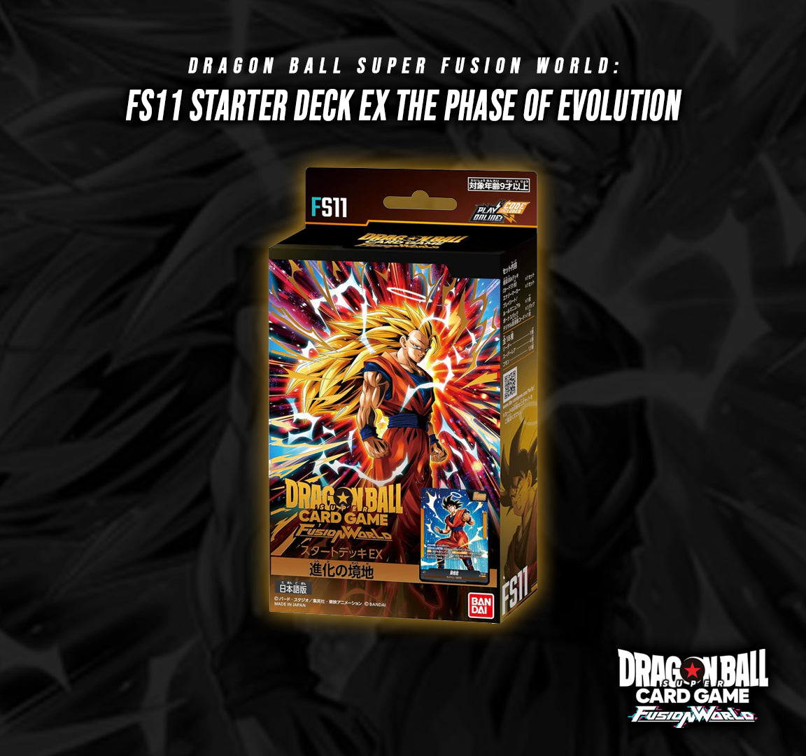 FS11 Dragon Ball Super TCG Fusion World STARTER DECK EX THE PHASE OF EVOLUTION [JP]